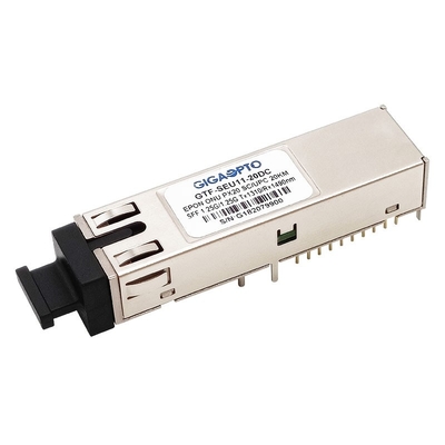 SC UPC SMF DDM do módulo ONU PX20 1.25G SFF 2x10 TX1310nm/RX1490nm de EPON SFF
