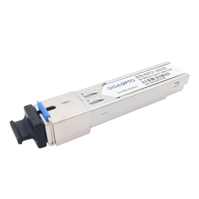 Módulo do transceptor do SC DDM da classe B+ TX 1490nm 2.5G RX 1310nm 1.25G 20km do transceptor de OLT GPON SFP