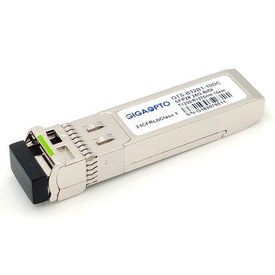 Os DOM simples bidirecionais do módulo 1330nm TX 1270nm RX 10km LC SMF de SFP28 25GBASE SFP