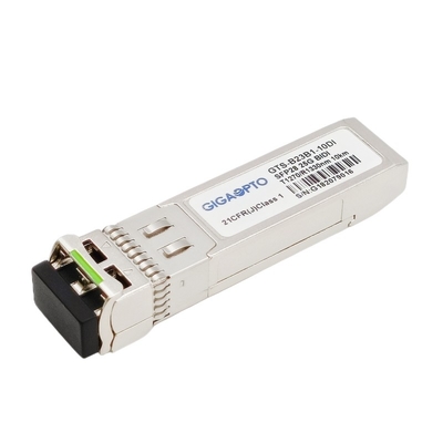 Os DOM óticos 1270nm TX 1330nm RX do módulo 10km LC do transceptor do WDM SFP28 industriais