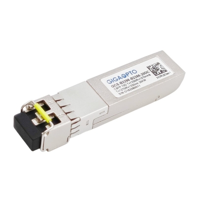 10G os DOM duplos do transceptor 20km LC do estojo compacto SFP+ BIDI