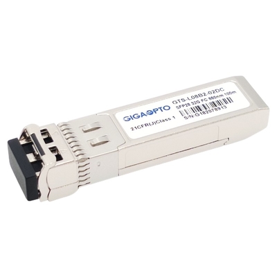 os DOM curtos do módulo 100m LC do transceptor do interruptor 850nm SFP28 do comprimento de onda 32GFC do canal da fibra 32G
