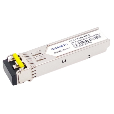 o módulo video 1270~1610nm do transceptor de 3G SDI HD CWDM SFP canaliza o Pin-Para fora dos DOM MSA de 20KM LC