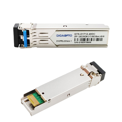 100GHz C17-C61 1000BASE-DWDM SFP 40km SMF para Cisco DWDM-SFP-xxxx-40