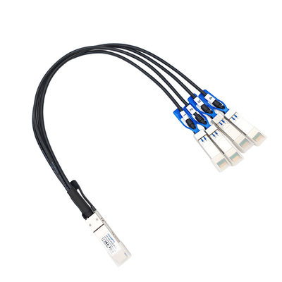 100G QSFP28 ao cabo de cobre direto do anexo de 4x25G SFP28 para Cisco QSFP-4SFP25G-CU