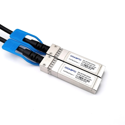25G PVC Direct Attach Cable Jaqueta preta