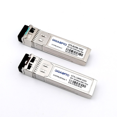 Transceptor óptico SFP+ de modo único com tipo de conector DDM