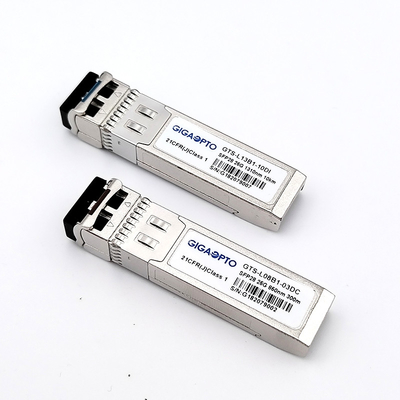 Módulo transceptor LC 10G SFP para transmissão de dados de alta velocidade