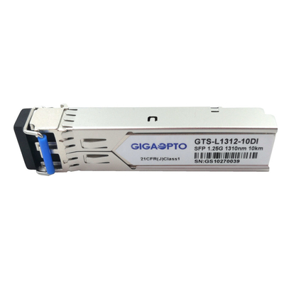módulo industrial 1000BASE-LX/LH do transceptor dos DOM LC de 1.25G SFP 550m MMF/10km SMF 1310nm