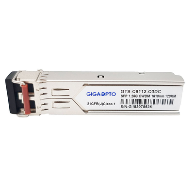 Os DOM frente e verso do módulo 1.25G 1000BASE CWDM 1270 1610nm 120km LC SMF do transceptor de SFP