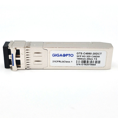 DOM MSA do módulo de transmissor 1270nm-1450nm de 6G SDI os únicos CWDM 20km LC