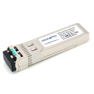 módulo de transmissor Não-MSA de 6G SDI SMPTE CWDM SFP 1270nm-1450nm 20km SMF LC único