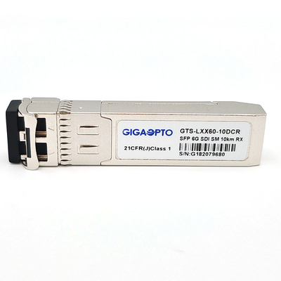 módulos de receptor MSA do PIN 10km SMF LC de 6G SDI SMPTE SFP únicos