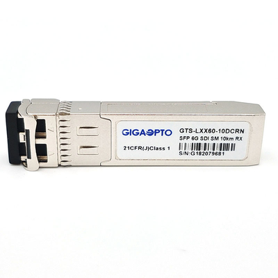 módulos de receptor Não-MSA do PIN 10km SMF LC de 6G SDI SMPTE SFP únicos