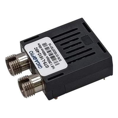 1x9 único ST do SC FC do duplex do módulo SMF 1.25Gbps 1550nm 40km da fibra LVPECL PECL