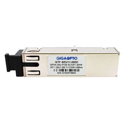SC UPC SMF DDM do módulo ONU PX20 1.25G SFF 2x10 TX1310nm/RX1490nm de EPON SFF