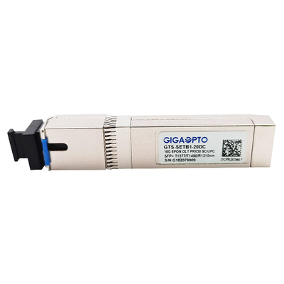SC UPC PRX30 assimétrico T1577nm 10G T1490nm 1G R1310nm 1G do módulo OLT de SFP+ 10G EPON SFP