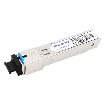 SC UPC 20km DDM do transceptor TX1.244G/RX2.488G 1310nm TX 1490nm RX da classe B+ GPON SFP de ONU Ontário