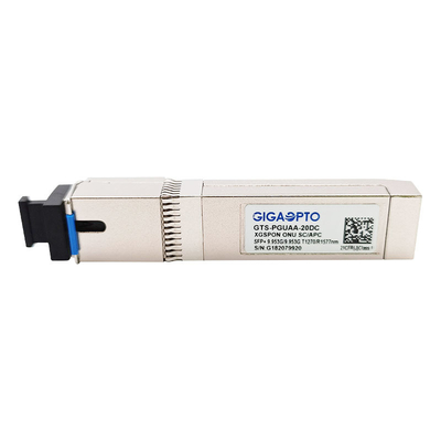OS DOM do SC APC 20km do módulo 1270nm 1577nm SMF do transceptor de 9.953Gbps XGS PON ONU SFP+