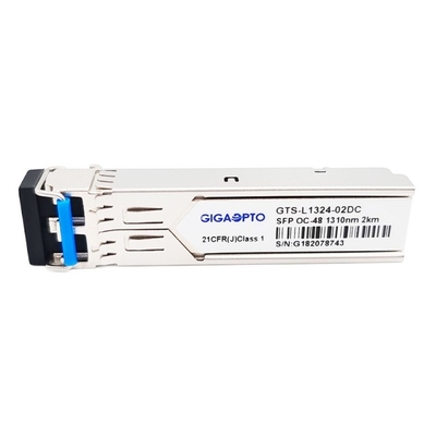OC-48/STM-16 SR-1 o outro transceptor ótico ótico do módulo 2.5Gbps SFP 1310nm 2km DOM Duplex LC SMF do transceptor