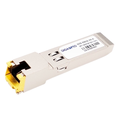 o módulo ótico 1000BASE T do transceptor de SFP do único modo 1000Mbps reveste RJ-45 100m industrial