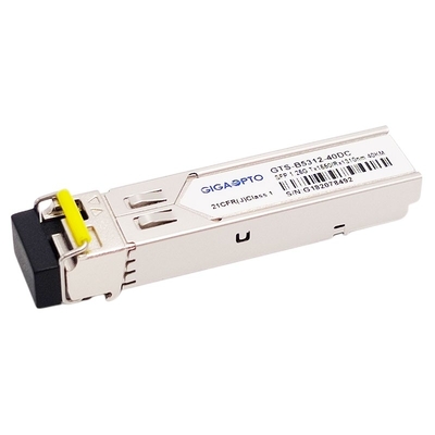 Módulo dos DOM do transceptor TX1550nm SFP 1.25G 1310nm 40km LC SMF de 1000BASE BX 1.25G BiDi SFP