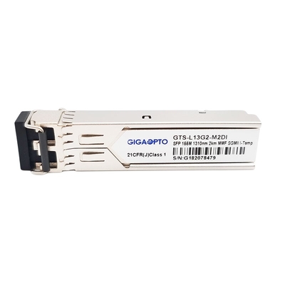 Módulo ótico do transceptor de 100BASE FX SFP para o transceptor frente e verso da fibra de Gigabit Ethernet 2km 155Mbps 1310nm