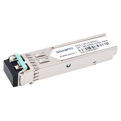 módulo SMF DOM Duplex LC do transceptor de 1.25G 1270 ~1610nm 100km 1000BASE CWDM SFP