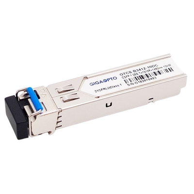 2 módulo ótico LC SMF do transceptor de BiDi CSFP 1000BASE BX SFP do canal