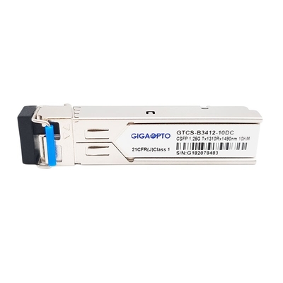 2 módulo ótico LC SMF do transceptor de BiDi CSFP 1000BASE BX SFP do canal