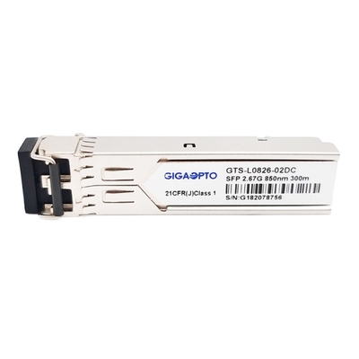 módulo DOM Duplex LC do transceptor do módulo de canal da fibra de 2G SFP 850nm MMF 300m