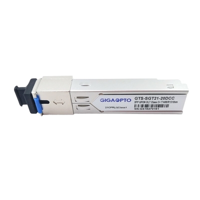 Módulo 1,25 do transceptor do SC DDM da classe C+ TX 1490nm 2.5G RX SFP g 1310nm 20km de OLT GPON SFP