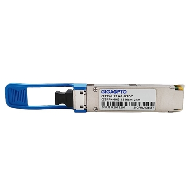 Os DOM de fibra ótica frente e verso do módulo do transceptor de QSFP+ 40GbE LR4 Lite 2km SMF LC