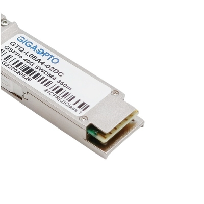 Transceptor ótico 350m DOM Duplex LC de 40GBASE SWDM4 QSFP+ 850nm~940nm MMF