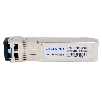 SFP28 OS DOM óticos óticos industriais do módulo do transceptor do transceptor 1310nm 30km 25GBASE ER Lite SMF