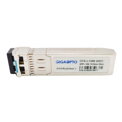 Módulo ótico 1310nm LC DDM do transceptor da fibra SMF 20km do modo de SFP+ 10G ELR único