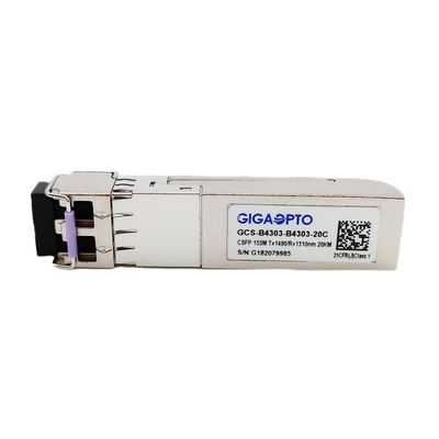 Os 2 DOM do transceptor TX1490nm RX1310nm LC 20km da fibra da fibra 100BASE BIDI CSFP