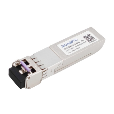 Os 2 DOM do transceptor TX1490nm RX1310nm LC 20km da fibra da fibra 100BASE BIDI CSFP