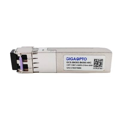 OS DOM do LC 40km do transceptor de SFP BIDI do estojo compacto de 2x 155Mbps 1310nm 1490nm