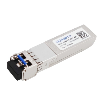 Os DOM do transceptor TX1310nm RX1490nm LC 40km de SFP BIDI do estojo compacto dos canais duplos 155Mbps