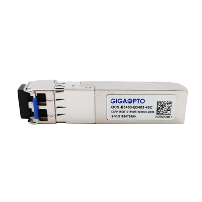 Os DOM do transceptor TX1310nm RX1490nm LC 40km de SFP BIDI do estojo compacto dos canais duplos 155Mbps