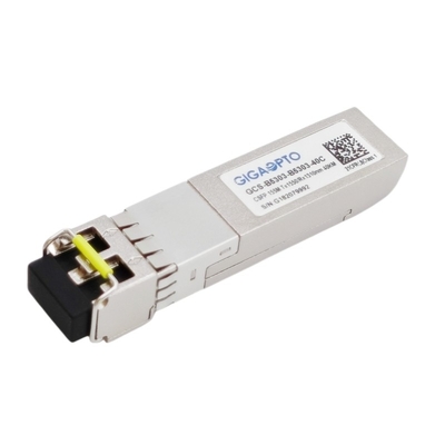 Os DOM duplos do LC do transceptor da manutenção programada de 100BASE BX CSFP BIDI 40km TX1550nm RX1310nm