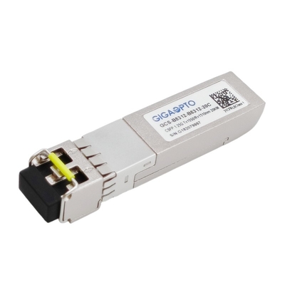Única fibra do módulo duplo do transceptor LX TX1550nm RX1310nm SMF 20km Sfp de 1.25G BIDI CSFP
