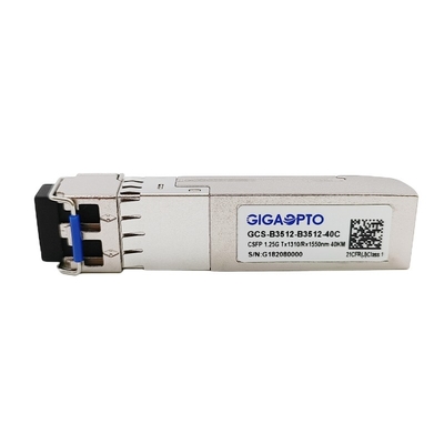 Os 2 DOM de SFP BIDI 1310nm 1550nm SMF 40km LC do estojo compacto da fibra 1.244Gbps
