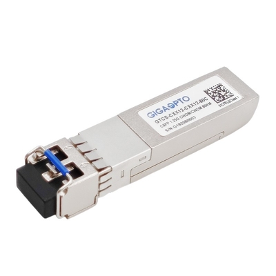 Os DOM duplos do LC do transceptor da manutenção programada do C47 de 1000BASE CWDM CSFP BIDI 80km TX C51 RX