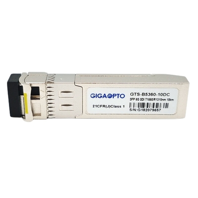 módulo video MSA do transceptor de 6G SDI TX1550nm RX1310nm 10km BIDI
