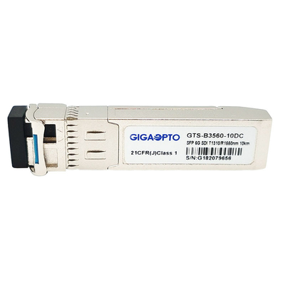módulos MSA do transceptor de 6G SDI SMPTE SFP BIDI LC TX1310nm RX1550nm 10km