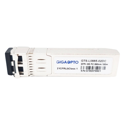 OS DOM LC MMF do módulo 300m do transceptor da fibra do interruptor 850nm do canal 8GFC SFP+ da fibra 8G