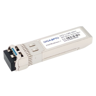 Os DOM do módulo SMF 1310nm 25km LC do transceptor do canal da fibra de SFP+ 8G FC