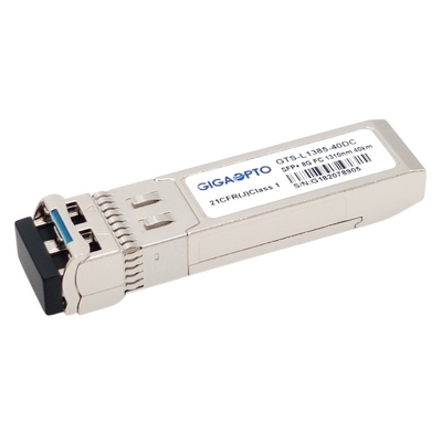 Módulo 1310nm do ER 40km do transceptor do canal FC SFP+ da fibra dos DOM 8G